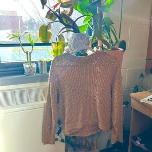 Yellow xs universal threads sweater 100% recycled